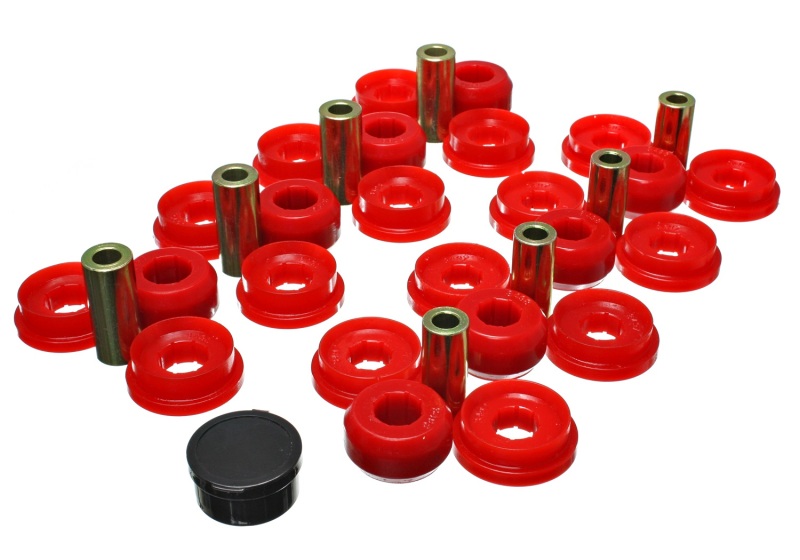 Lexus GX470 Control Arm Bushing Set - Rear - Energy Suspension - Hyper-Flex Performance Polyurethane - Red - `03-`09 Lexus GX470 Control Arm Bushing Set - Rear - Energy Suspension - Hyper-Flex Performance Polyurethane - Red - `03-`09